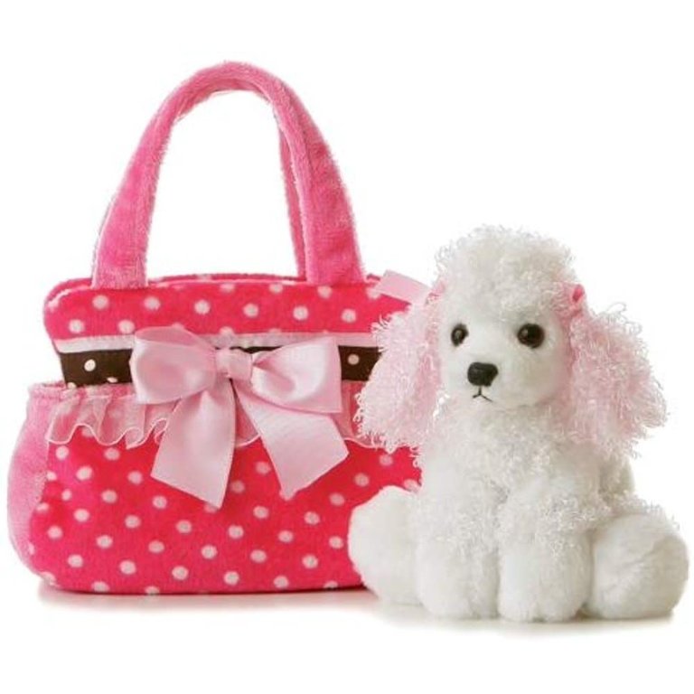 Aurora Pink Polka Dot Poodle Fancy Pal