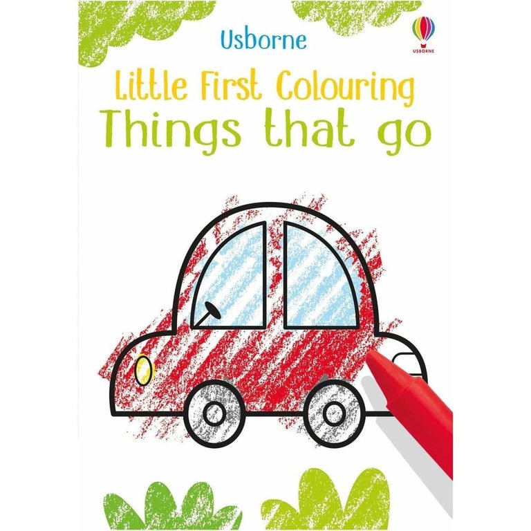 Usborne Books Little Coloring Things That Go