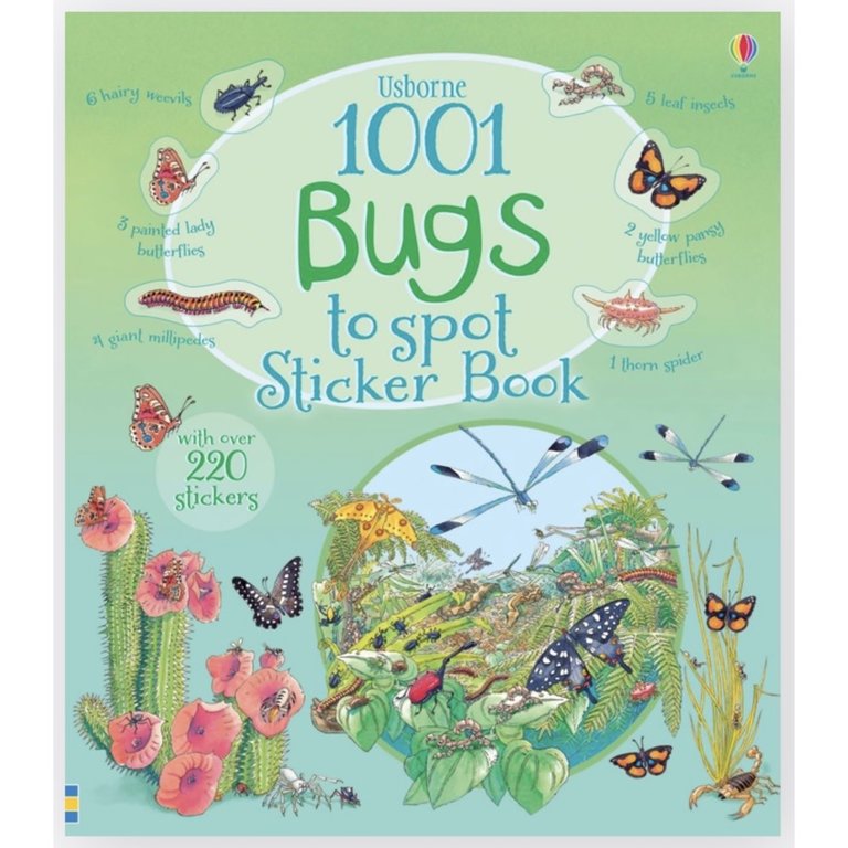 Usborne Books 1001 Bugs to Spot Sticker Book