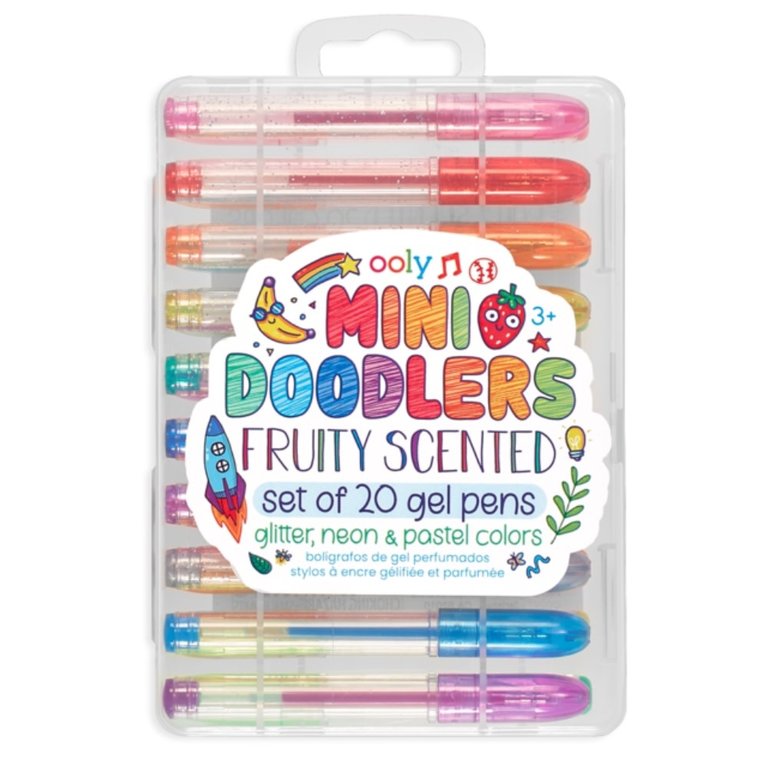 Ooly Mini Doodlers Fruity Scented Gel Pens - 20 pcs