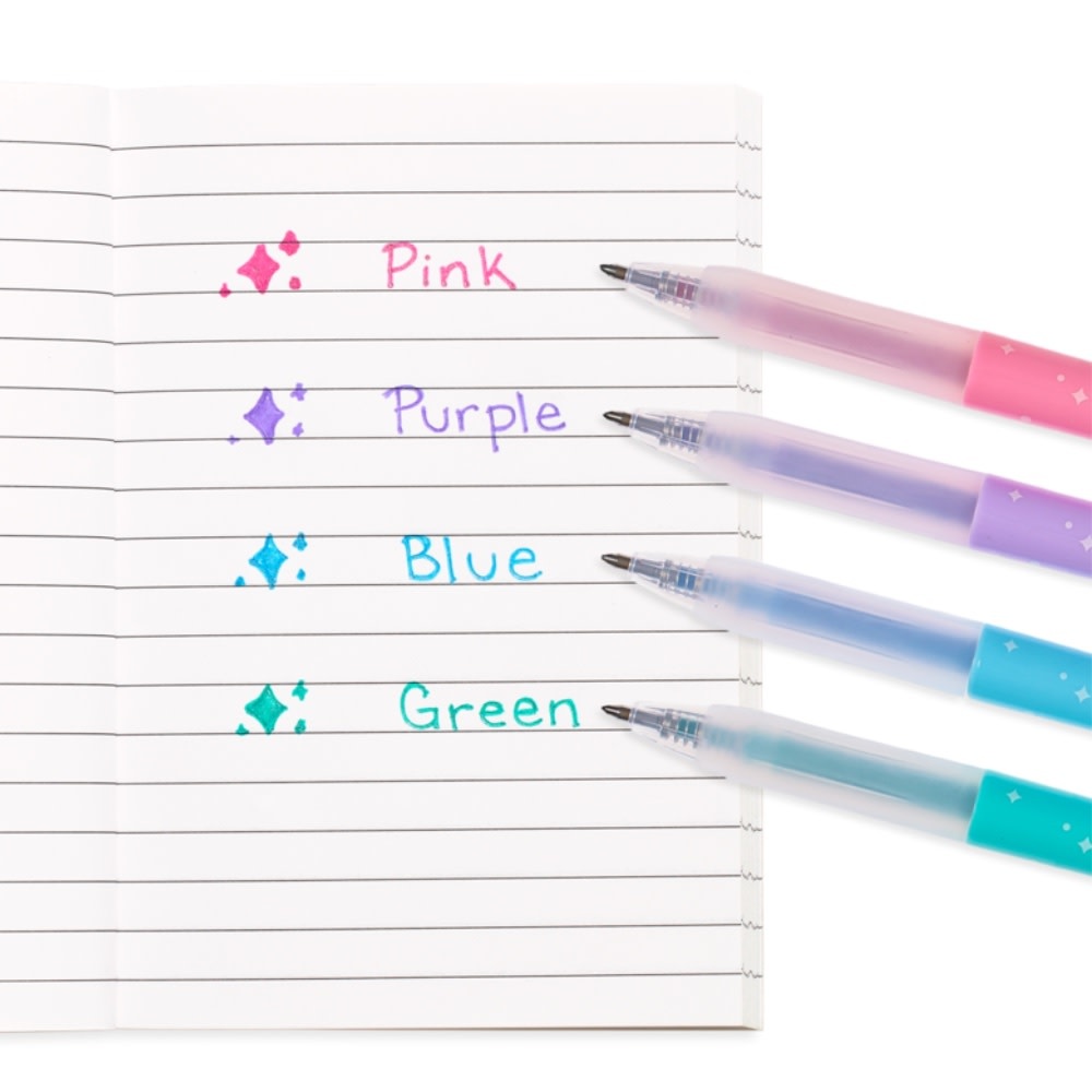 Ooly Oh My Glitter! Retractable Glitter Gel Pens (Set of 12)