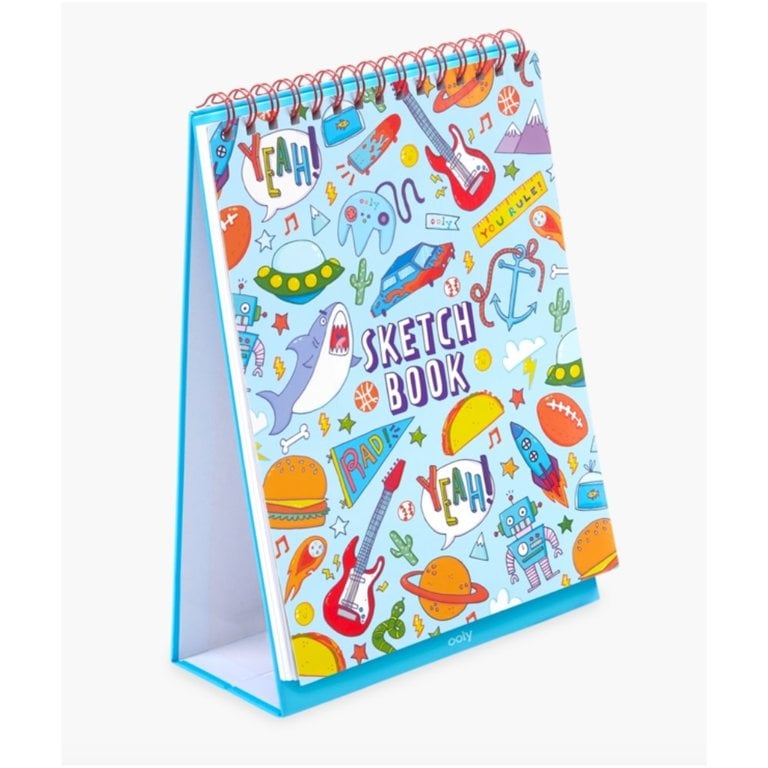 Ooly Sketch & Show Standing Sketch Book: Awesome Doodles