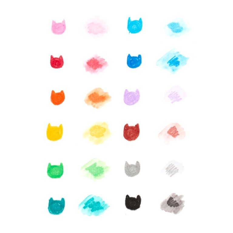 Ooly Cat Parade Twist Up Watercolor Gel Crayons