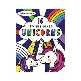 Usborne Books Stained Glass Coloring Books Unicorns