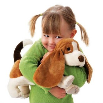 Folkmanis Basset Hound Puppet
