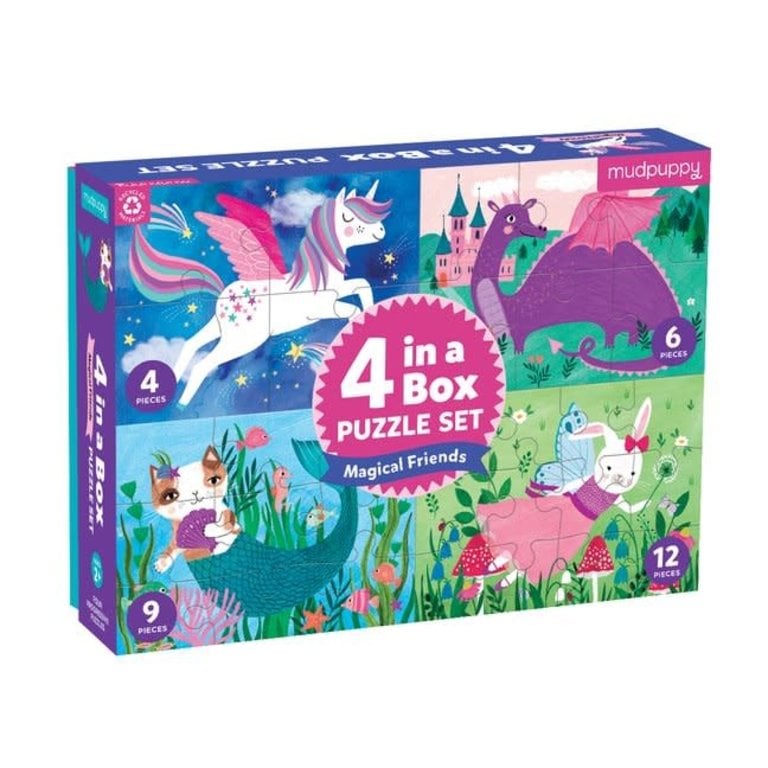 Magical Friends 4-in-1 Puzzle