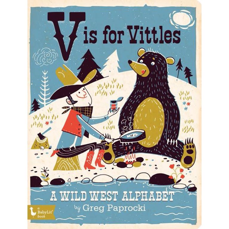 V is for Vittles Board Book