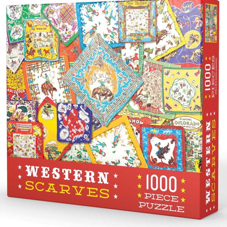 Western Scarves 1000pc Jigsaw Puzzle