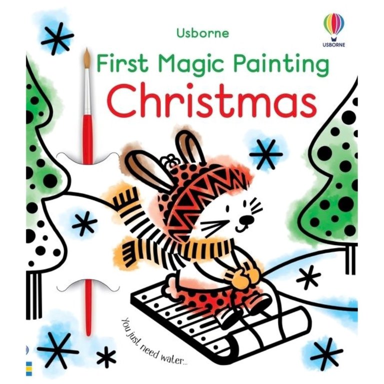 Usborne Books First Magic Painting Christmas