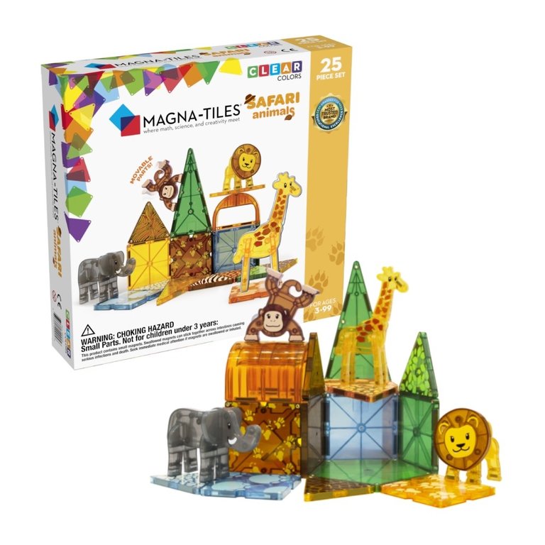 Magna-Tiles Safari Animals 25pc Set