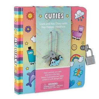 Cuties Lock and Key Necklace Diary