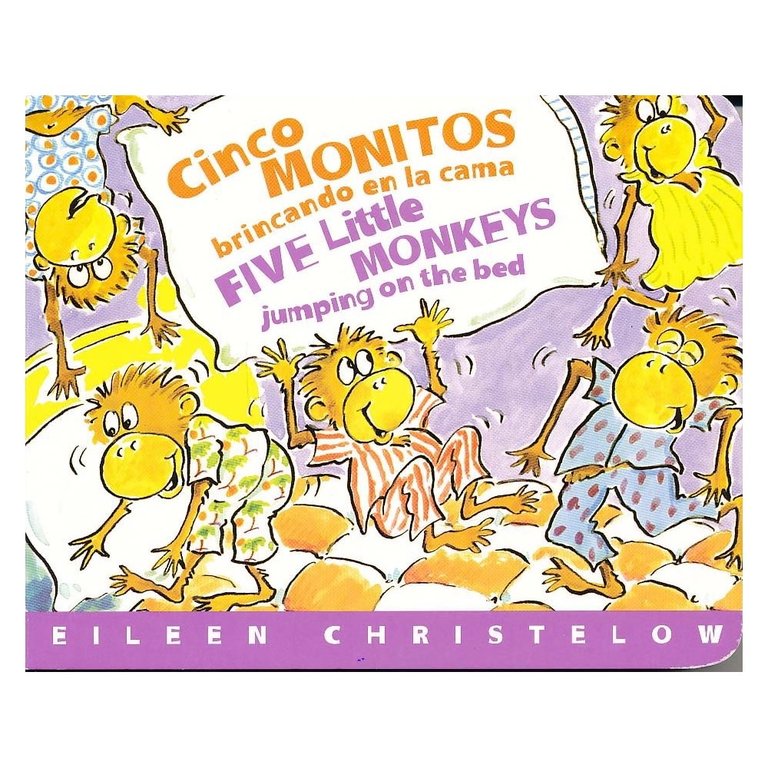Cinco Monitos Brincando en la Cama