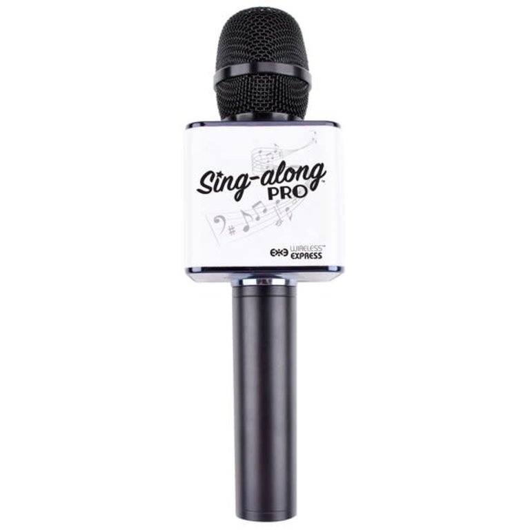 Sing A Long Pro Karaoke Bluetooth Microphone Black