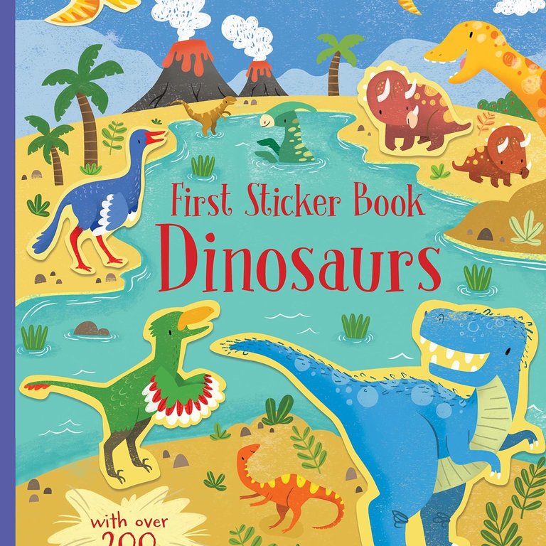 Usborne Books First Sticker Book Dinosaurs