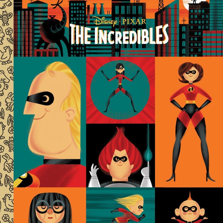 Disney Pixar The Incredibles Little Golden Book