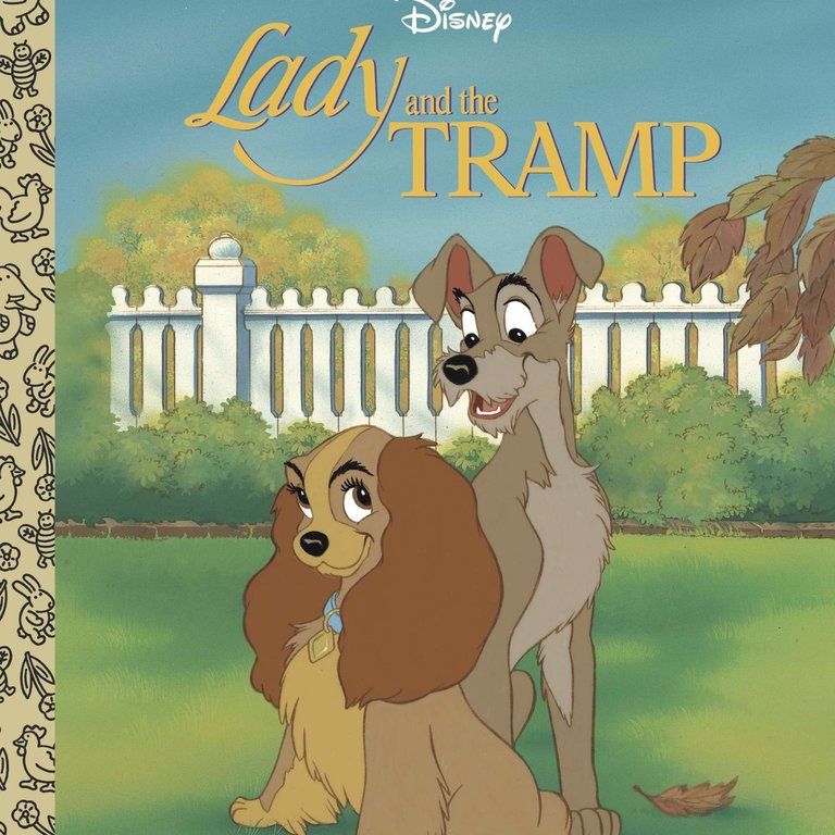 Little Golden Book Disney Lady and the Tramp