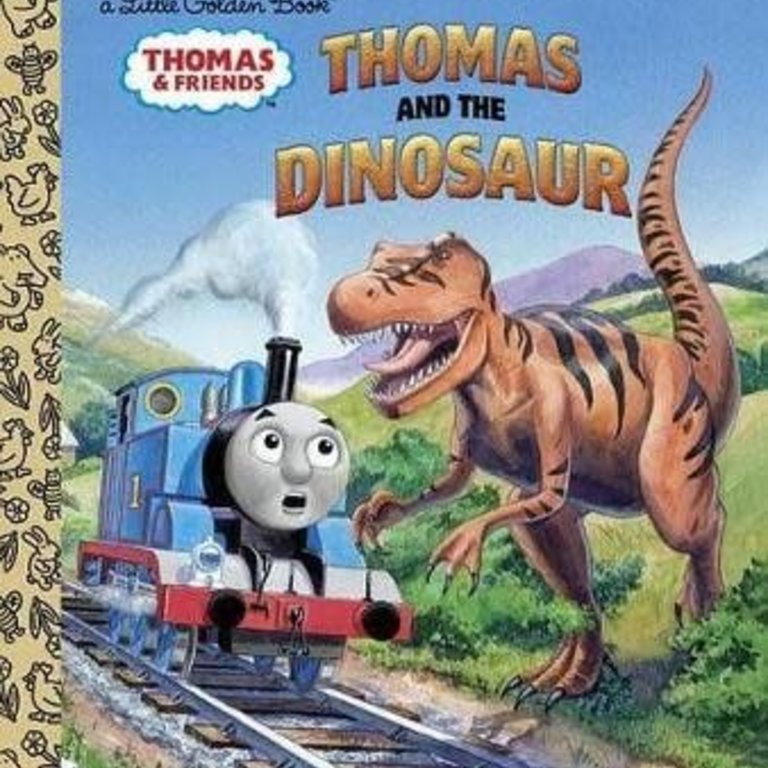 Thomas Train & the Dinosaur Little Golden Book
