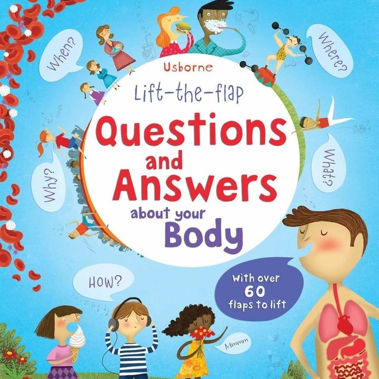 Usborne Books Q&A Lift-The-Flap Books Your Body