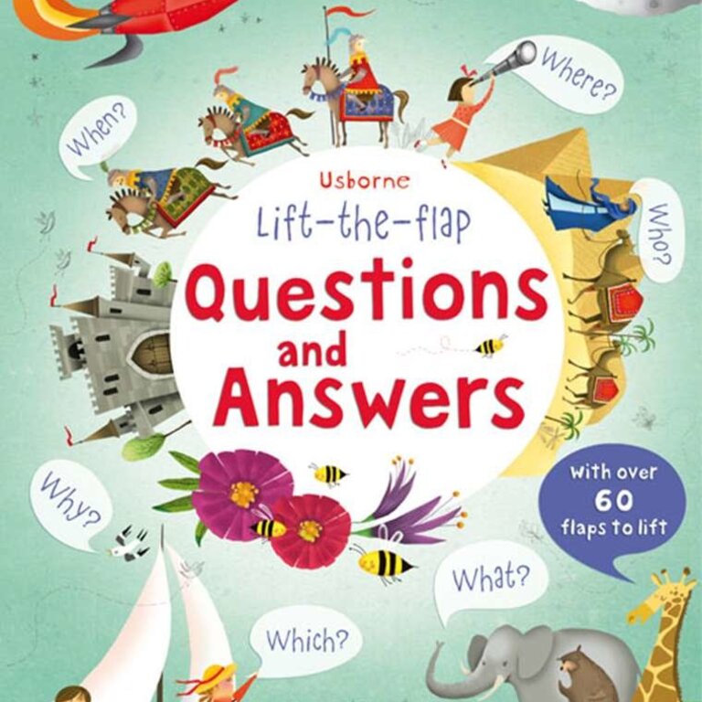 Usborne Books Q&A Lift-The-Flap Books Original