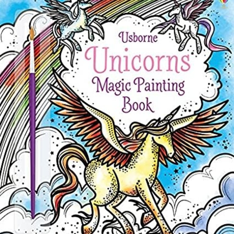 Usborne Books Magic Painting Book Unicorns