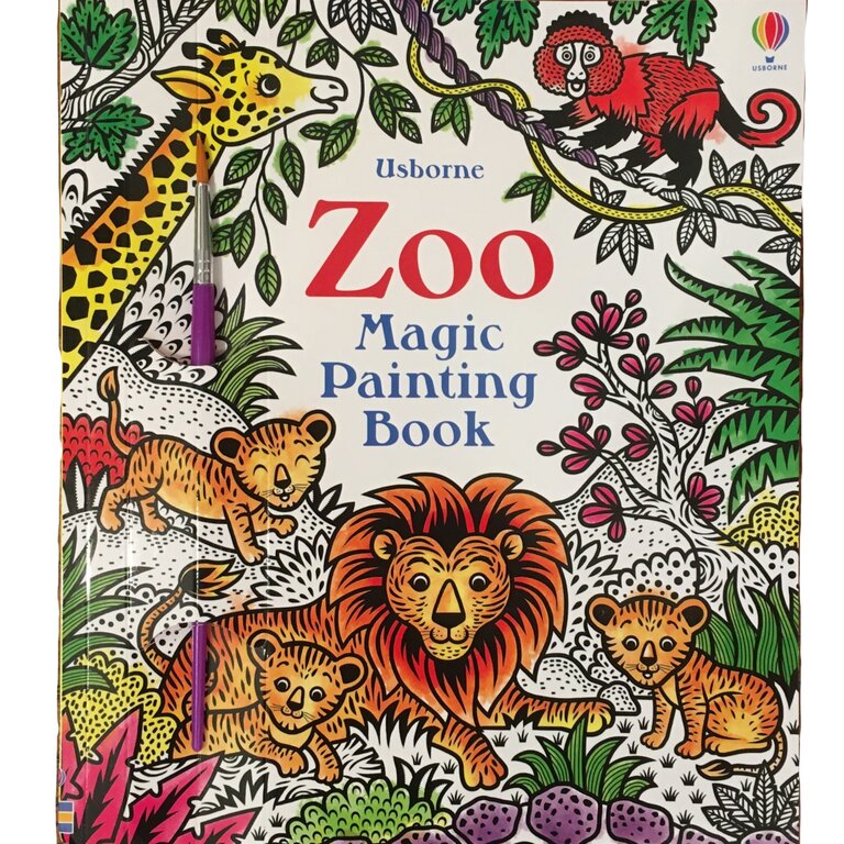 Usborne Books Magic Painting Books Zoo