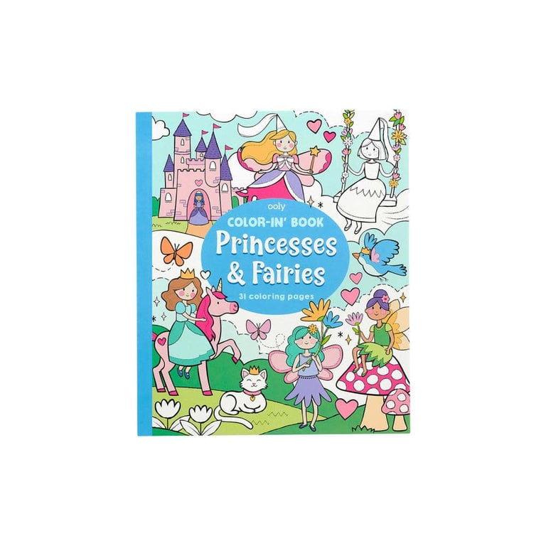 Ooly Princesses & Fairies Color-in’ Book