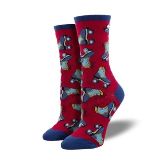 Women’s Free Skate Red Socks