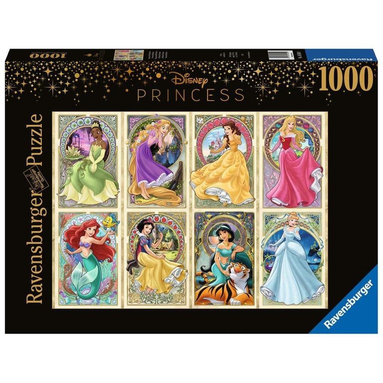 Ravensburger Art Nouveau Disney Princesses 1000pc Jigsaw Puzzle