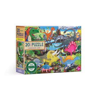 eeBoo EeBoo Dinosaur Land 20pc Jigsaw Puzzle