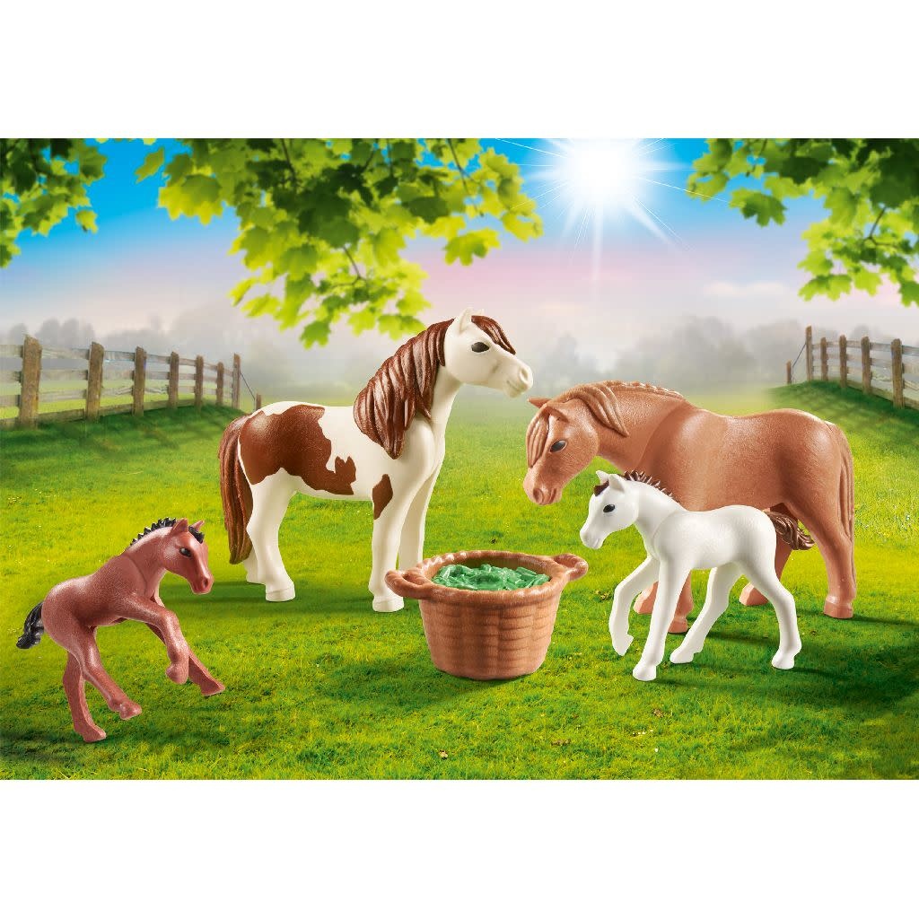Playmobil Pony with Foals 70682