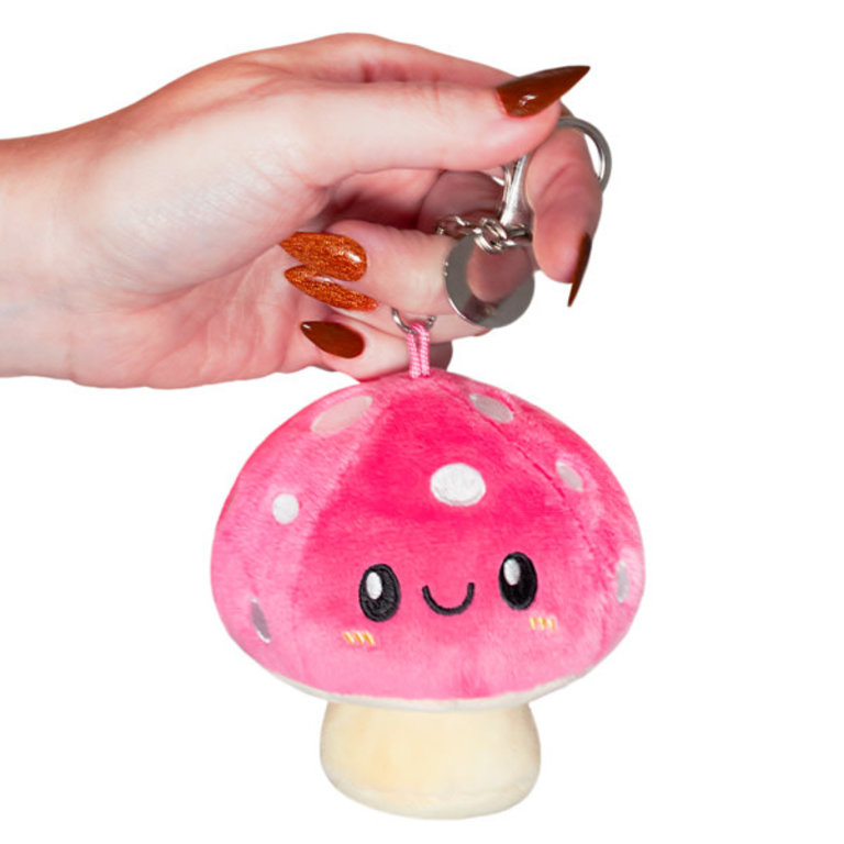 Squishable Micro Squishable Pink Mushroom Keychain