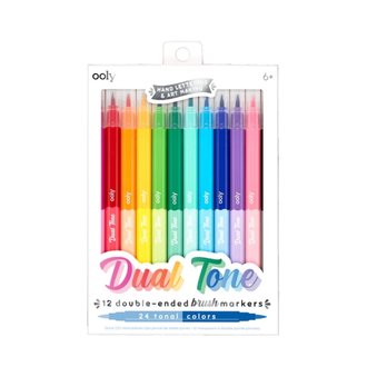 Ooly Dual Tone Brush Markers