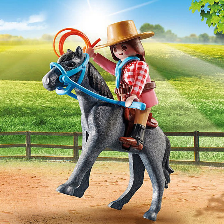 Playmobil Western Horseback Ride 70602 - & Dildred