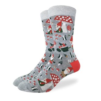 Good Luck Sock Men's Woodland Gnomes Socks