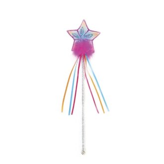 Glitter Rainbow Wand-Fuchsia 15890