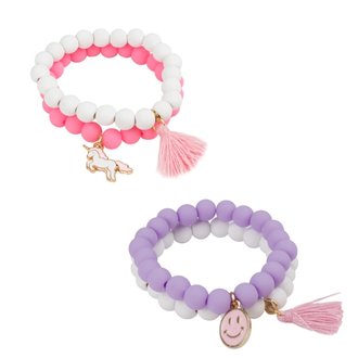 Pretty Pastel Soft Touch Bracelet Assorted 84104