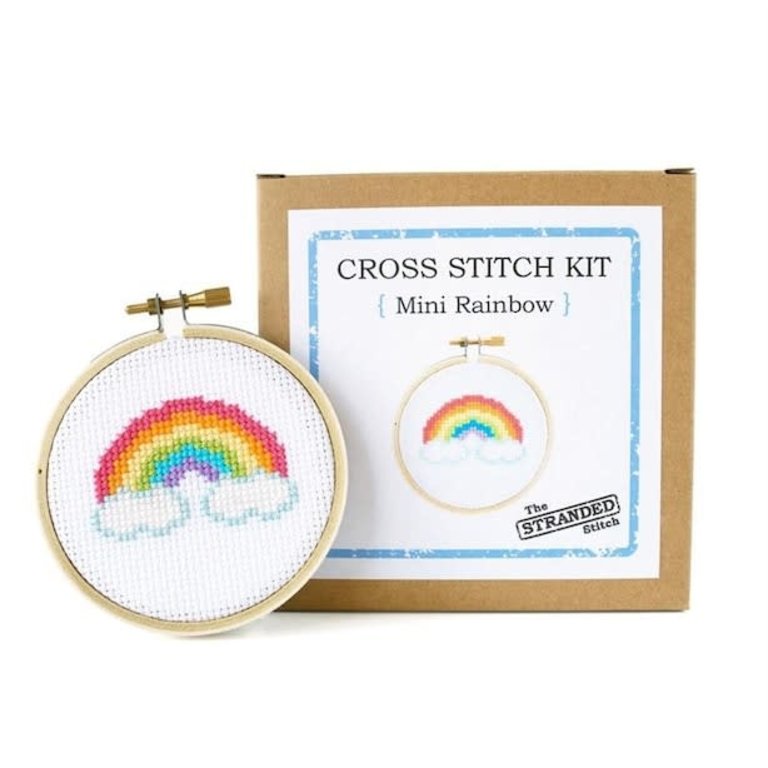 Mini Rainbow Cross Stitch Kit