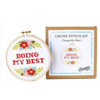 Doing My Best Cross Stitch Kit