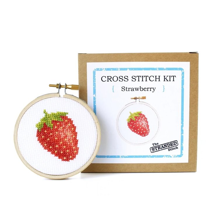 Strawberry Mini Cross Stitch Kit