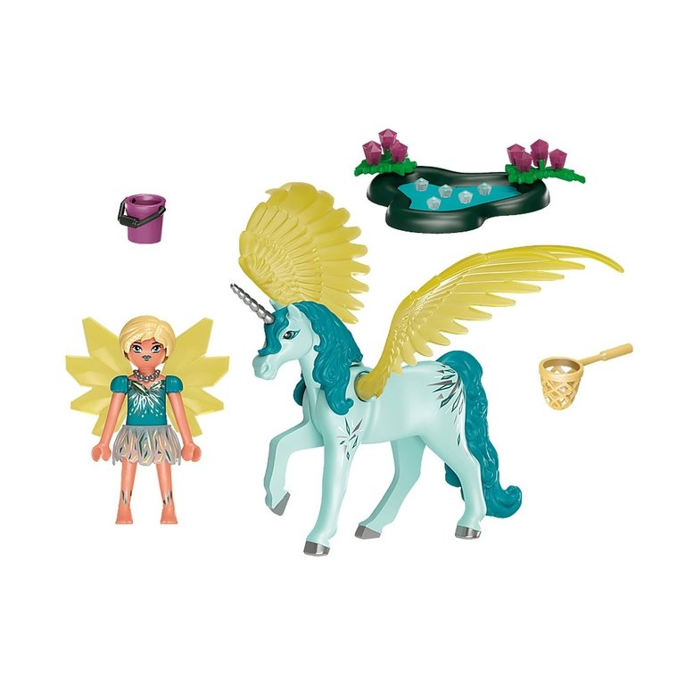 Playmobil Playmobil Ayuma Crystal Fairy with Unicorn 70809