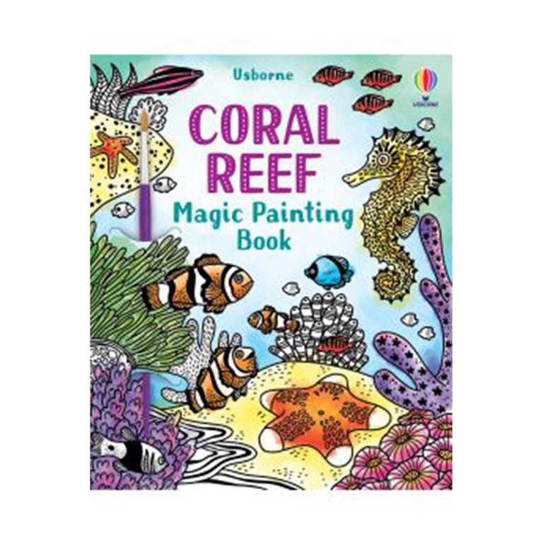 Usborne Books Magic Painting Book Coral Reef