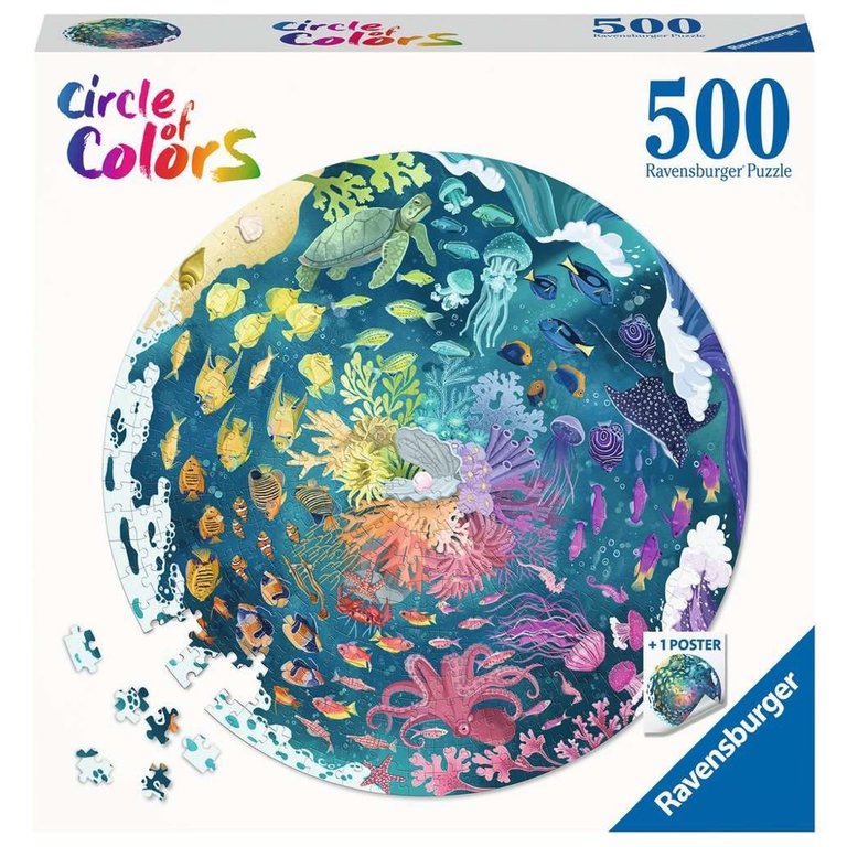Ravensburger Ravensburger Circle of Colors: Ocean 500pc Jigsaw Puzzle