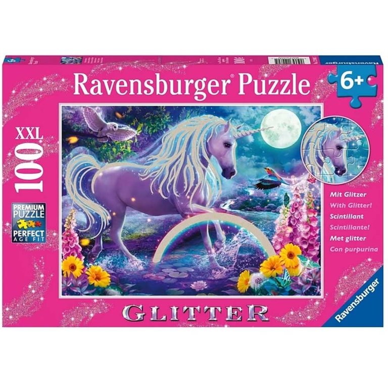 Ravensburger Ravensburger Glitter Unicorn 100pc Jigsaw Puzzle