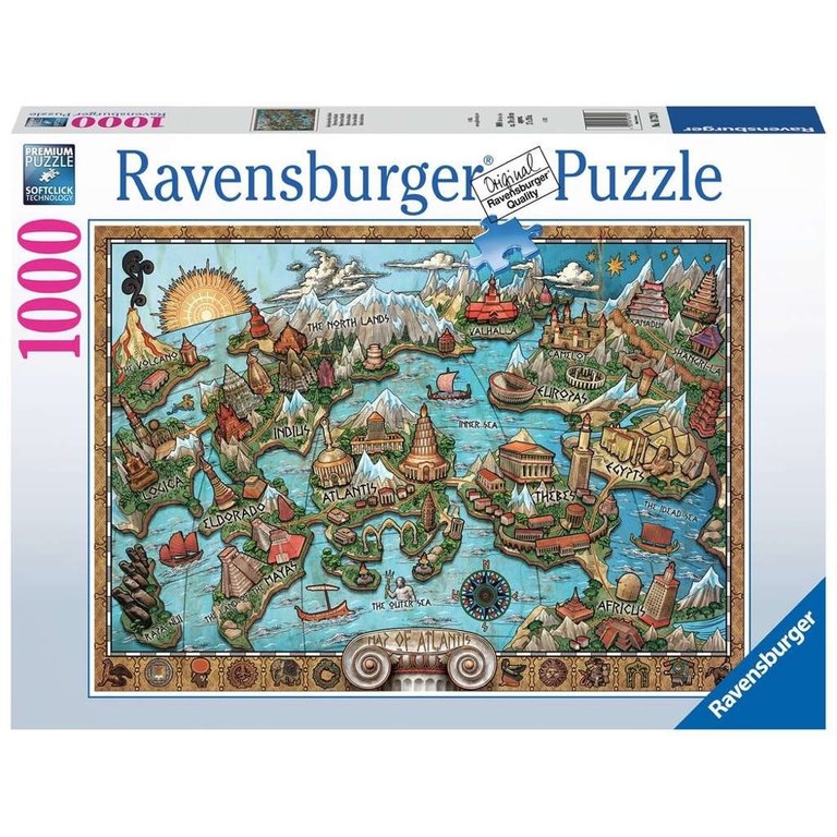Ravensburger Ravensburger Mysterious Atlantis 1000pc Jigsaw Puzzle