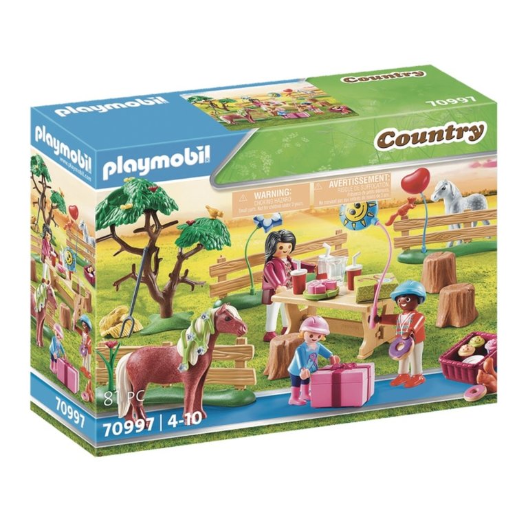 Playmobil Playmobil Pony Farm Birthday Party 70997