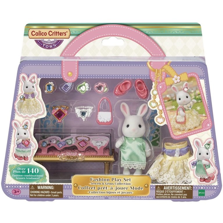 Calico Critters Calico Critters Fashion Play Set: Jewels & Gems Collection