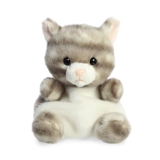 Aurora Palm Pals Silver Kitty