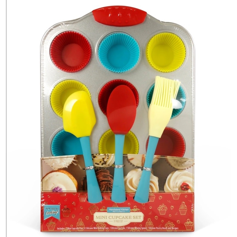 Colorful Silicone Kitchen Spoon Set for Baking and Mixing