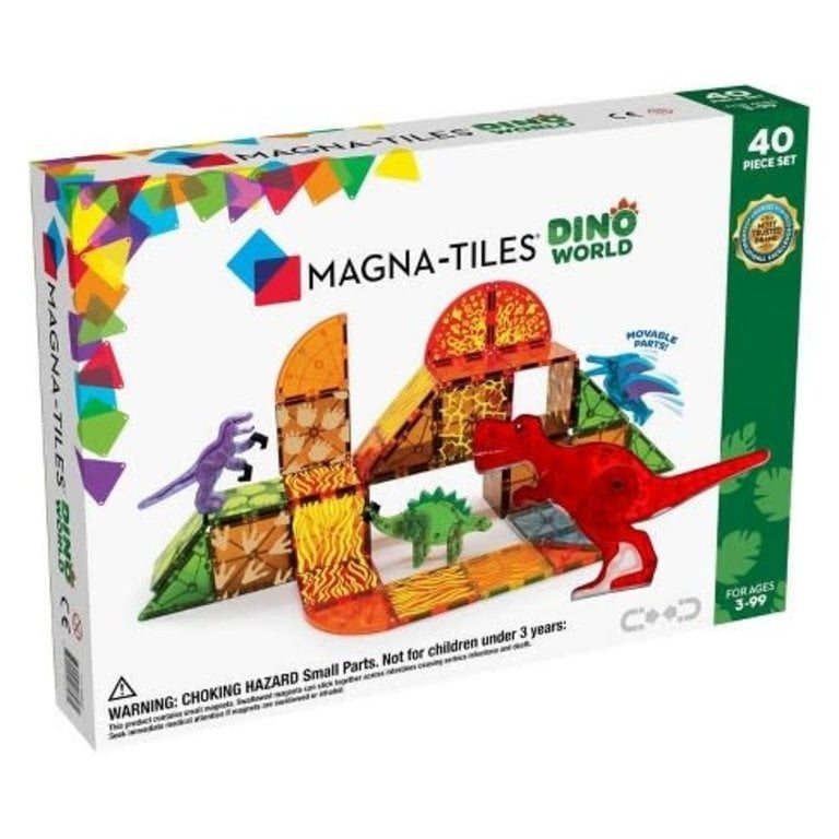 Magnatiles Magnatiles Dino World 40pc Set