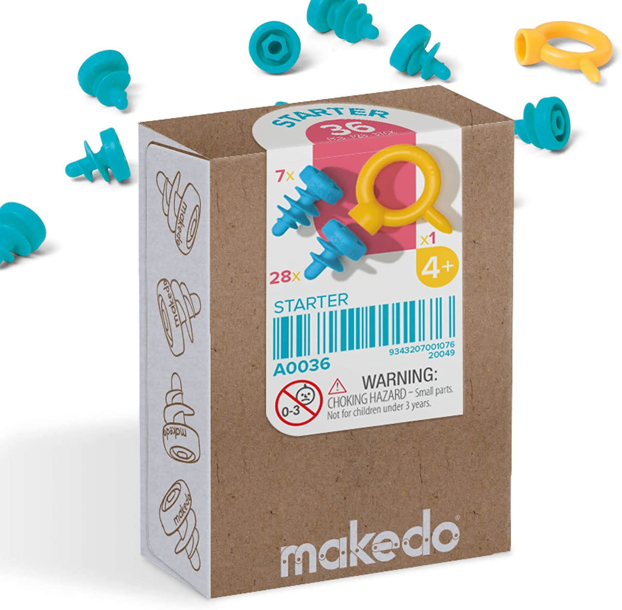 Makedo Nuts and Bolts Starter Set Mildred & Dildred